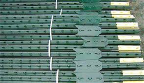 Studded T Post for gardens