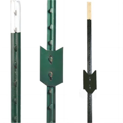 Studded T Post for residential use