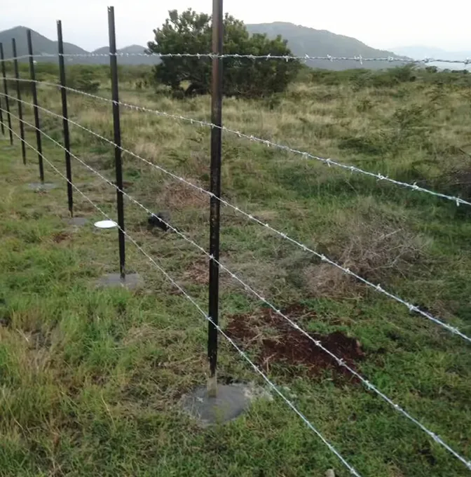 Y star pickets, barbed wire, farm fencing